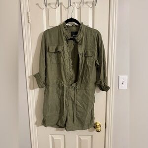 Hudson Jeans Military Green Field Romper